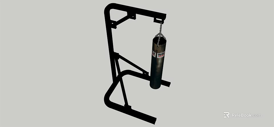 Heavy Duty Punching Bag Stand For Home Gym Sports Training Equipment 3d model 