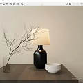 Quiet Table Lamp 3d model