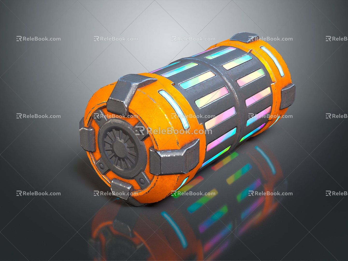 Modern Energy Battery Science Fiction Battery Science Fiction Energy Battery Fuel 3d model