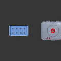 Essential Medical Devices Including Blue Test Tube Rack Blood Collection Tube And Sharps Container