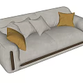 Double sofa 3d model