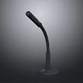 Professional Desktop Microphone With Flexible Arm And Stable Base 3d model