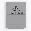 Sony PlayStation Memory Card Classic Gaming Storage Accessory For Console 3d model