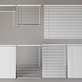 Venetian blinds Roller blinds Lifting blinds Curtain draw blinds 3d model