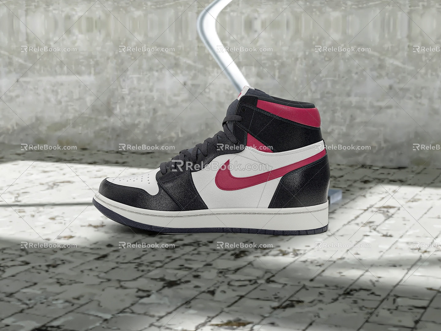 AJ sneaker Nike 3d model