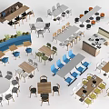 Various Designed Dining Tables With Different Shapes Materials And Matching Chairs
