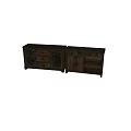 Modern Solid Wood TV Stand With Drawers Glass Doors Cabinets And Storage Space