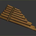 Traditional Bamboo Raft Eco Friendly Water Transportation Vehicle For Rivers