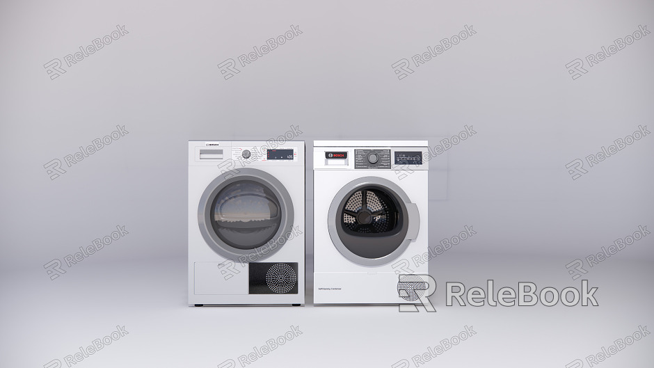 Modern washing machine model