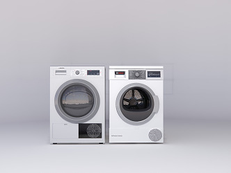 Modern washing machine 3d model