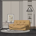 Lazy Sofa 3d model