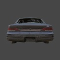 The 90's car. 3d model