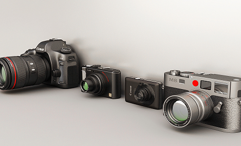 Modern Camera Combination 3d model