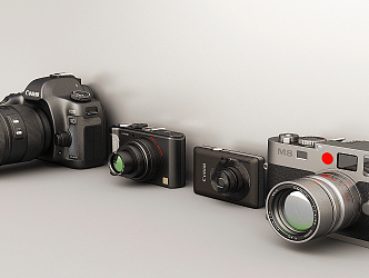 Modern Camera Combination 3d model