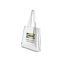IKEA White Tote Bags For Daily Use With Sustainable Simple Design