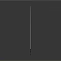 Scimitar Weapon With Curved Blade And Metal Hilt On Dark Background