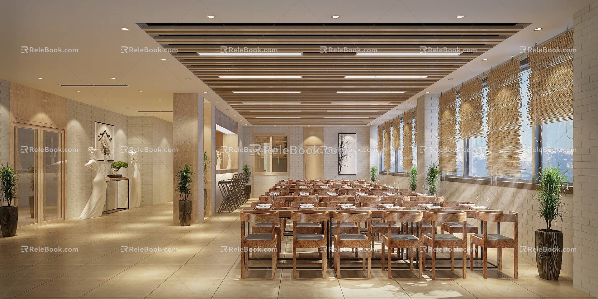 LOFT Restaurant 3d model