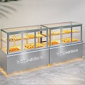 Stainless Steel Glass Door Display Cases For Retail Bakery Pastry Items