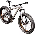 Fat Bike Bicycle With Oversized Tires For Off Road Terrain And Sturdy Frame