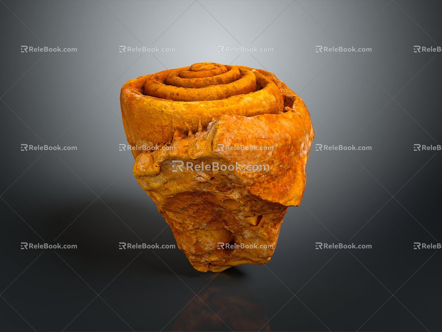 Bread sandwich bread pudding bean paste bread cheese bread big column bar breakfast bread European bread 3d model