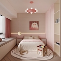 Children's Room Daughter Room Girls Room 3d model