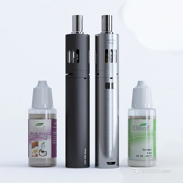Perfume Cosmetics With Elegant Bottles And Fragrance Scents Including Caramel And Creamy Cappuccino 3d model 