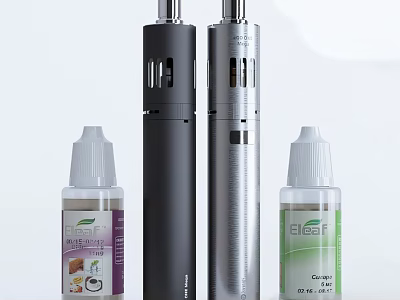 Perfume Cosmetics With Elegant Bottles And Fragrance Scents Including Caramel And Creamy Cappuccino 3d model