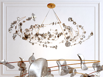 Modern Chandelier Simple Chandelier 3d model