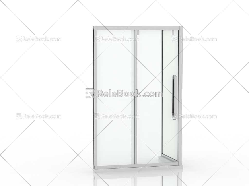 Modern shower room 3d model