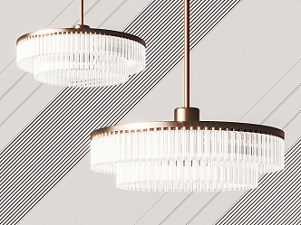 Modern chandelier 3d model