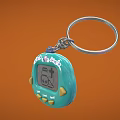 Cater Jrkies Teal Electronic Pet Toy With Screen Display Value Cancel Reset Buttons And Keychain