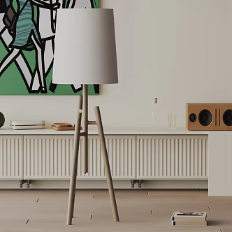 Modern floor lamp 3d model