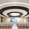 Conference Room Lecture Hall 3d model