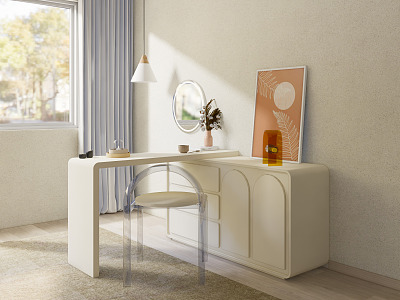 Modern Dressing Table Retractable Dressing Table model