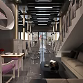 Modern Beauty and Hair Salon Interior With Stylish Chairs Mirrors and Workstations