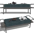 New Chinese Style Sofa Stool Bed End Stool Pedal 3d model