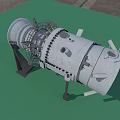 Internal combustion engine can be split 3d model