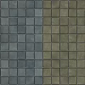 Gray And Green Square Floor Tiles With Textured Surface For Interior Decor 3d model