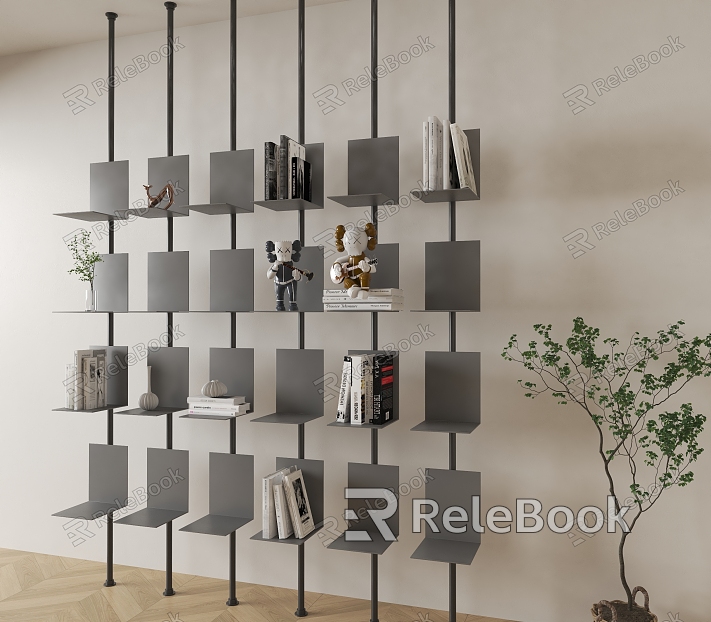 Modern Bookshelf and Simple Metal Bookshelf Storage Rack Metal Fixed Storage Rack Top Fixed Bookshelf Storage Rack model