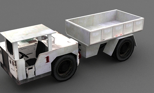 Mine Trailer 3d model