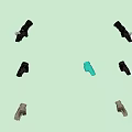 Different Types Of Tactical Weapons Featuring Various Designs And Multiple Styles