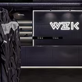 Modern Fashion Retail Store With Clothing Shoes Display Racks And Stylish Lighting