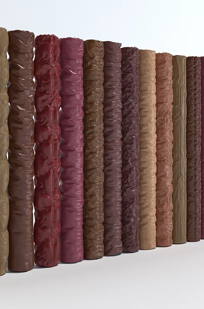 Medical Devices Cylindrical Components Featuring Various Colors And Textured Surfaces For Surgical Use 3d model