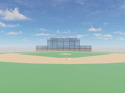 modern sports field 3d model modern sports field 3d model