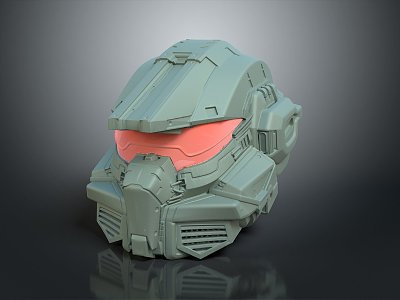 Sci-Fi Helmet Alien Helmet High Tech Helmet Game Helmet model