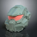 Sci-Fi Helmet Alien Helmet High Tech Helmet Game Helmet 3d model