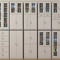 White Metal File Cabinets With Glass Doors And Drawers In Various Styles