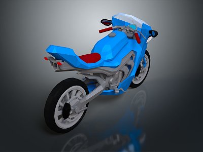 Motorcycle two-wheeled motorcycle off-road motorcycle road race motorcycle motor vehicle transport 3d model