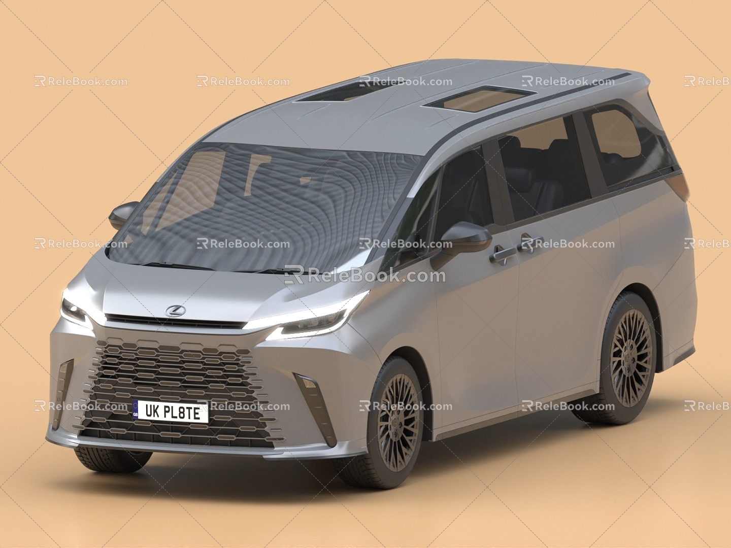 Lexus LM MVP Car Van Business Car Sedan 3d model