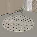 Round carpet 3d model